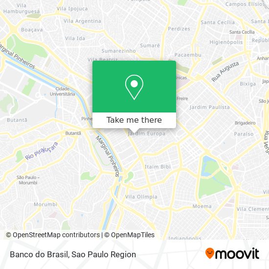 Mapa Banco do Brasil