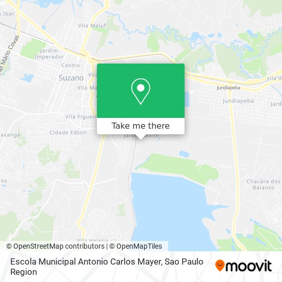 Mapa Escola Municipal Antonio Carlos Mayer