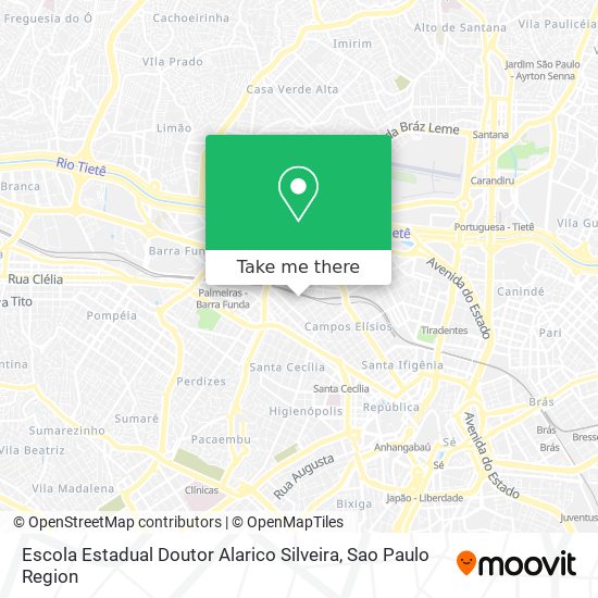 Escola Estadual Doutor Alarico Silveira map