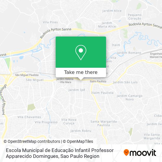 Escola Municipal de Educação Infantil Professor Apparecido Domingues map