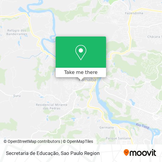 Mapa Secretaria de Educação