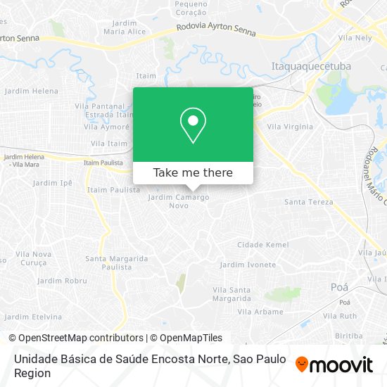 Unidade Básica de Saúde Encosta Norte map