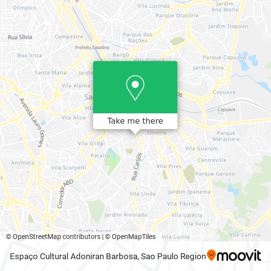 Espaço Cultural Adoniran Barbosa map