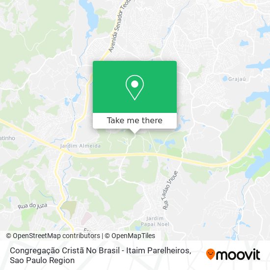 Congregação Cristã No Brasil - Itaim Parelheiros map