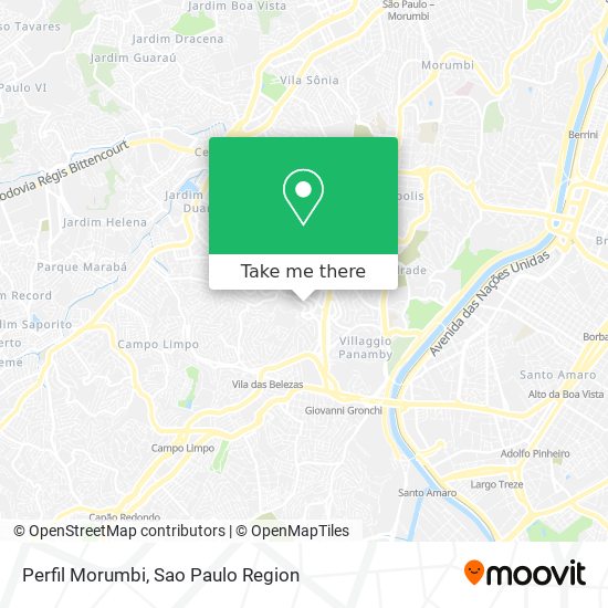 Mapa Perfil Morumbi