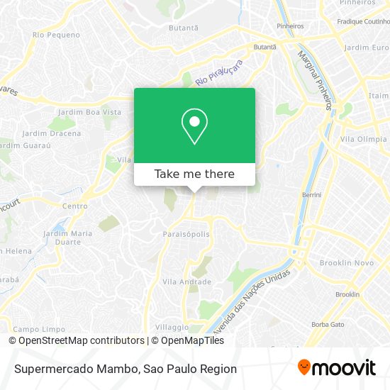 Supermercado Mambo map