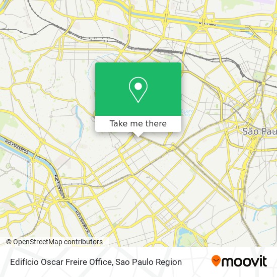 Edifício Oscar Freire Office map