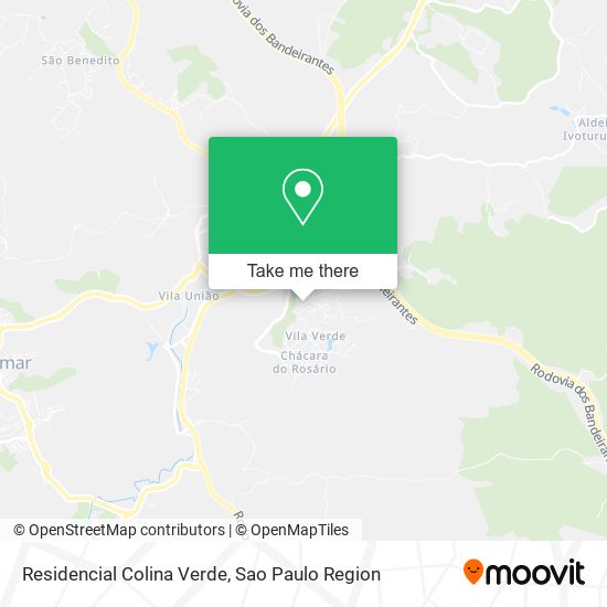 Residencial Colina Verde map