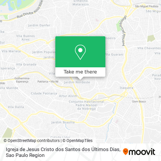 Igreja de Jesus Cristo dos Santos dos Últimos Dias map
