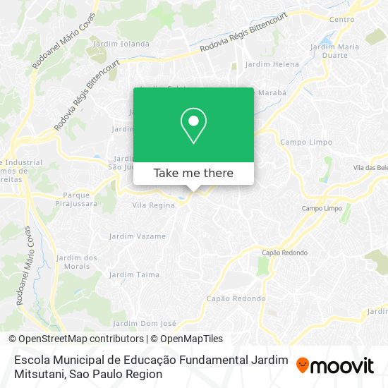 Escola Municipal de Educação Fundamental Jardim Mitsutani map