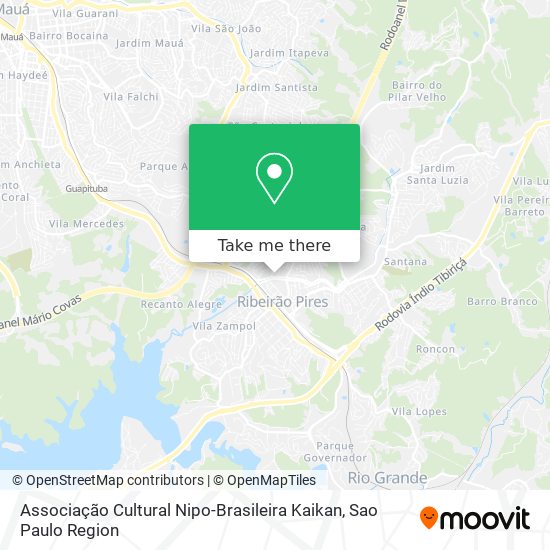 Associação Cultural Nipo-Brasileira Kaikan map
