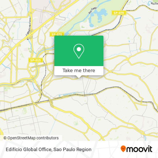 Edifício Global Office map