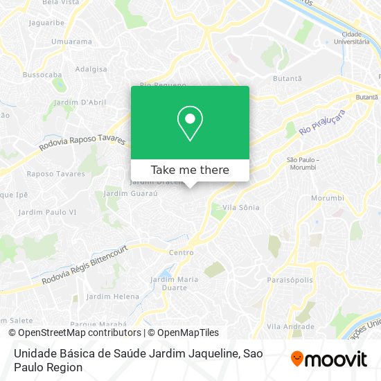 Unidade Básica de Saúde Jardim Jaqueline map