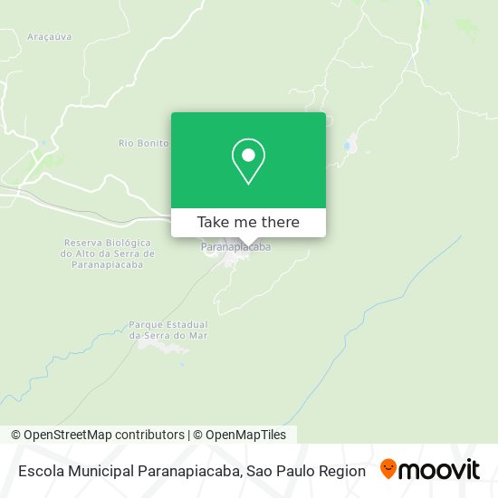 Escola Municipal Paranapiacaba map