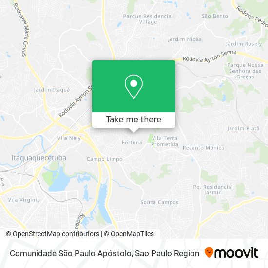 Comunidade São Paulo Apóstolo map