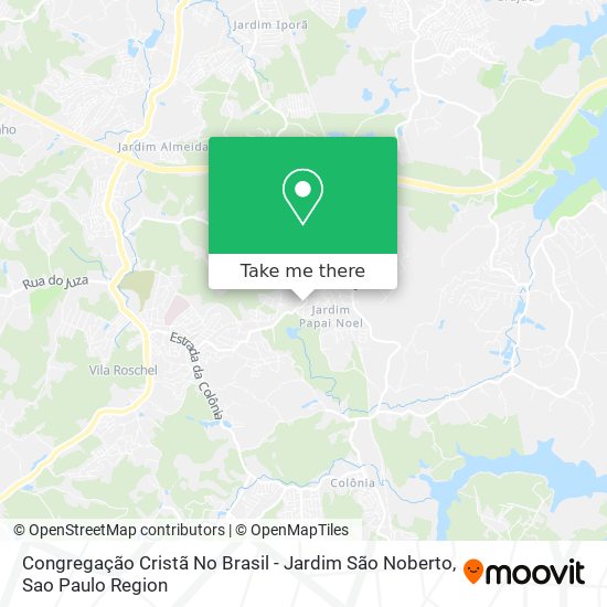 Congregação Cristã No Brasil - Jardim São Noberto map