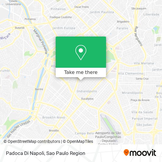 Padoca Di Napoli map