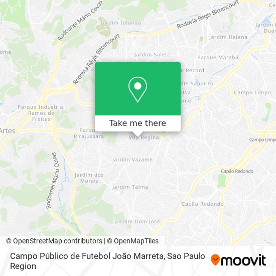 Campo Público de Futebol João Marreta map