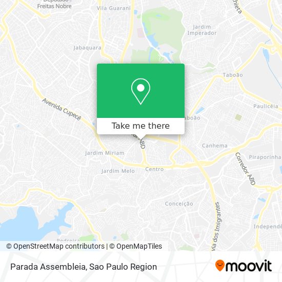 Parada Assembleia map