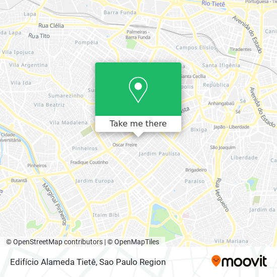 Edifício Alameda Tietê map