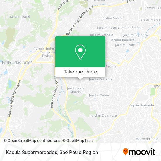 Mapa Kaçula Supermercados