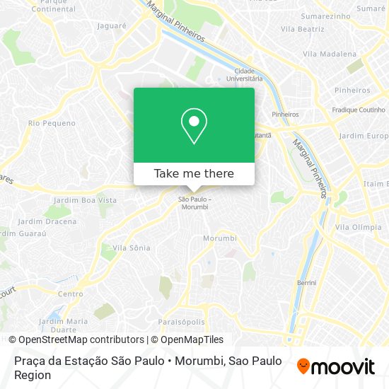 Praça da Estação São Paulo • Morumbi map