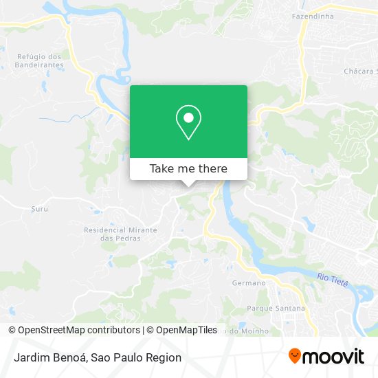 Jardim Benoá map
