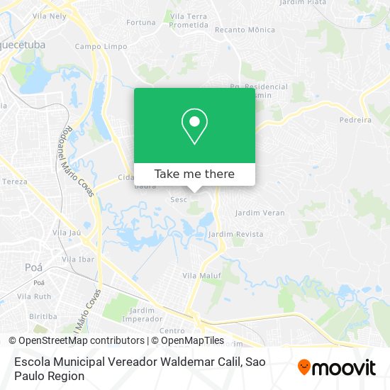 Escola Municipal Vereador Waldemar Calil map
