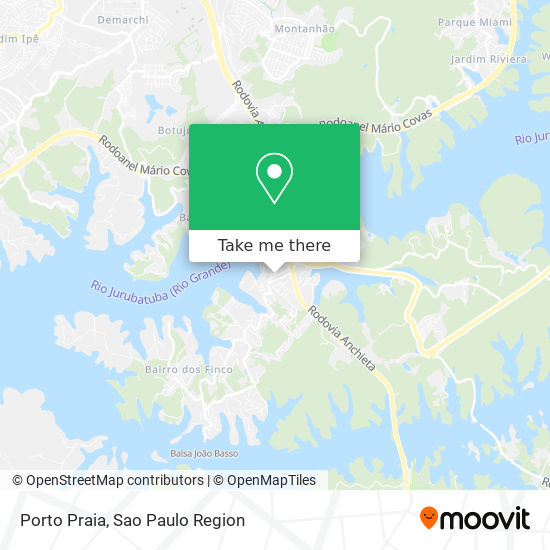 Mapa Porto Praia