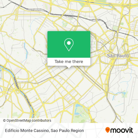 Edifício Monte Cassino map