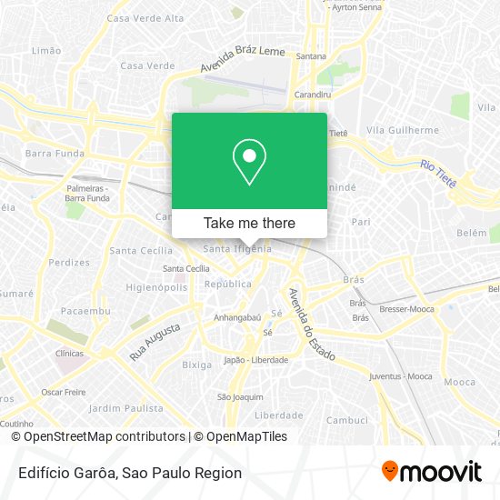 Edifício Garôa map