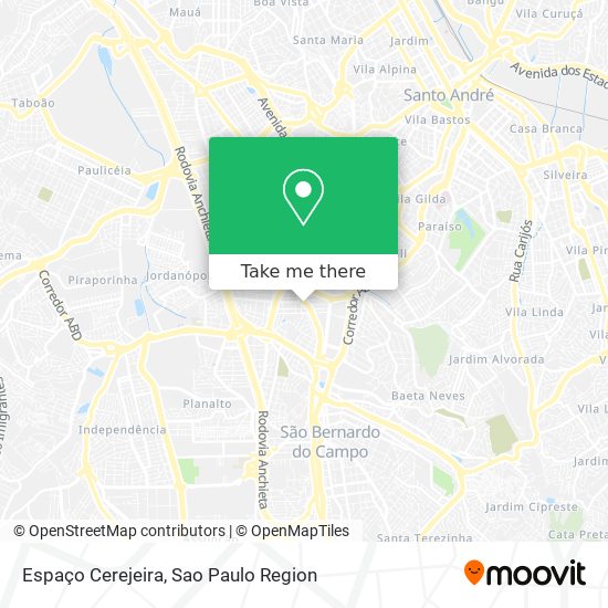 Espaço Cerejeira map