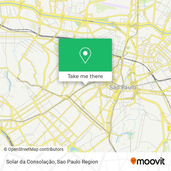 Solar da Consolação map