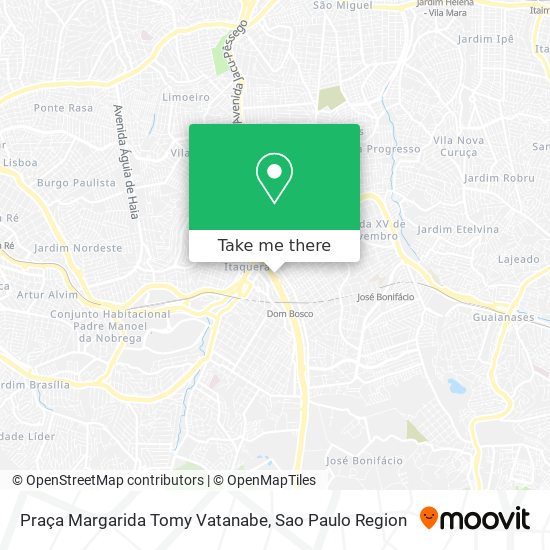 Praça Margarida Tomy Vatanabe map