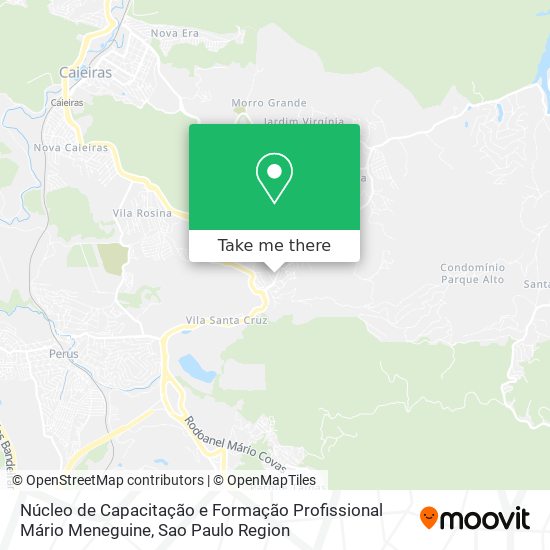 Núcleo de Capacitação e Formação Profissional Mário Meneguine map
