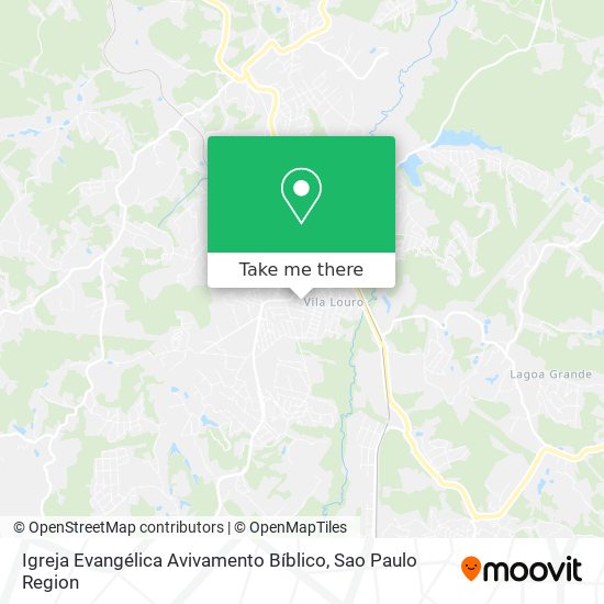 Mapa Igreja Evangélica Avivamento Bíblico