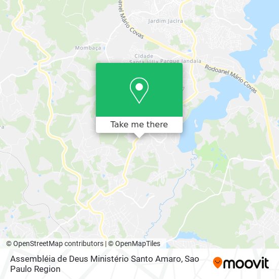 Assembléia de Deus Ministério Santo Amaro map