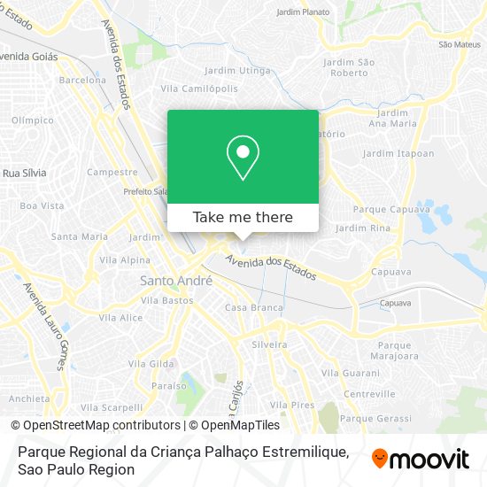 Parque Regional da Criança Palhaço Estremilique map