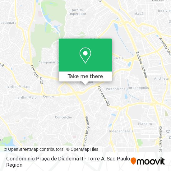 Condomínio Praça de Diadema II - Torre A map