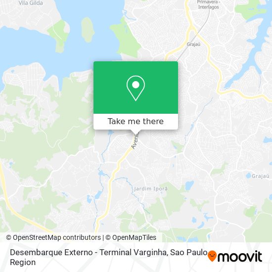 Desembarque Externo - Terminal Varginha map