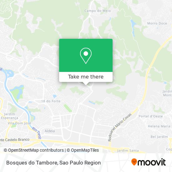 Bosques do Tambore map