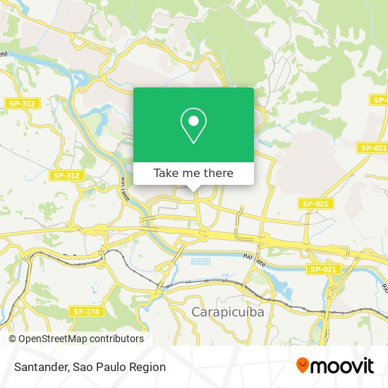 Santander map