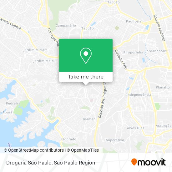 Mapa Drogaria São Paulo