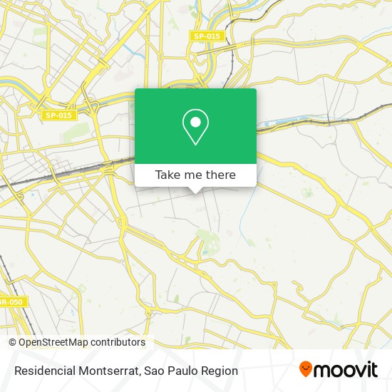 Residencial Montserrat map