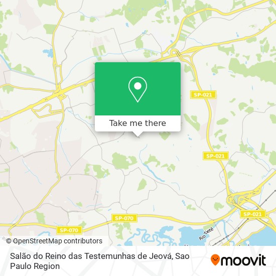 Salão do Reino das Testemunhas de Jeová map