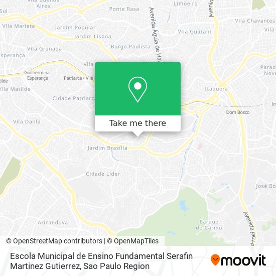 Escola Municipal de Ensino Fundamental Serafin Martinez Gutierrez map