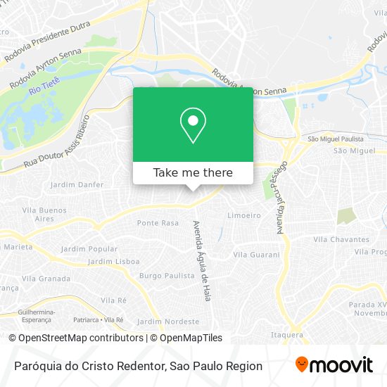 Paróquia do Cristo Redentor map