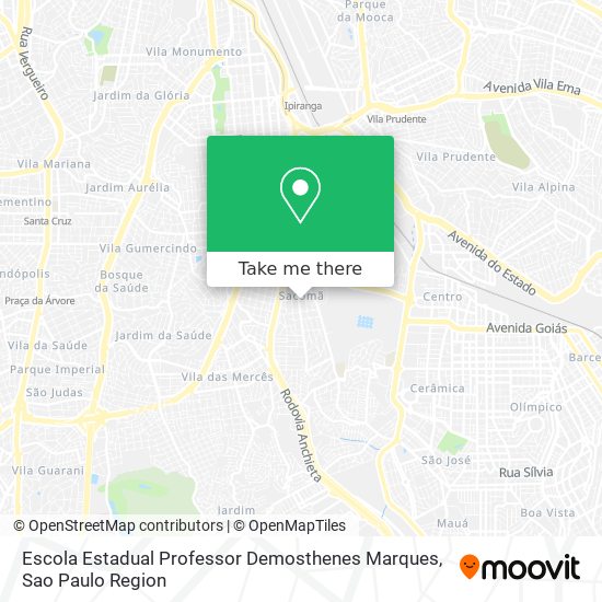 Escola Estadual Professor Demosthenes Marques map