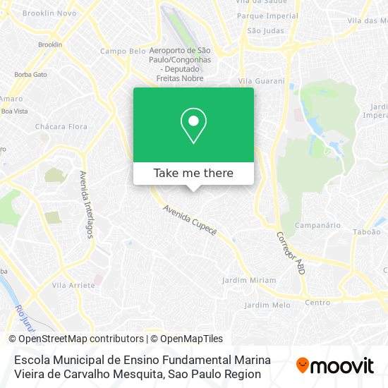 Escola Municipal de Ensino Fundamental Marina Vieira de Carvalho Mesquita map