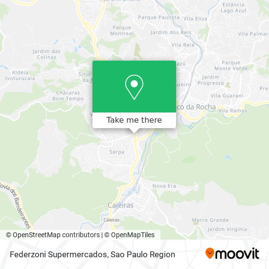 Federzoni Supermercados map